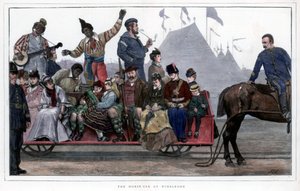 سيارة الحصان في ويمبلدون ، 1872 بواسطة غير معروف