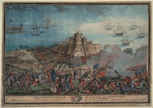 الجيش الإمبراطوري الروسي قبل ميناء أتشاكوف التركي ، 1790 بواسطة غير معروف