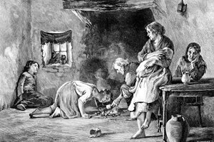 المجاعة الأيرلندية ، 1845-1849 ، 1900 بواسطة غير معروف