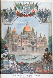 الجناح الإيطالي في المعرض العالمي لعام 1900 ، باريس ، 1900 بواسطة غير معروف