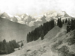 جونغفراو وجيرانها ، سويسرا ، 1895. بواسطة غير معروف