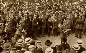إعلان القيصر الحرب ضد بريطانيا ... برلين ، ألمانيا ، 4 أغسطس 1914 ، 1933. بواسطة غير معروف