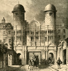 بوابة شارع الملك ، وايتهول ، 1881. بواسطة غير معروف