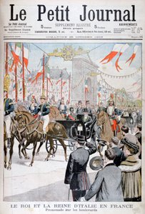 ملك وملكة إيطاليا في فرنسا 1903 بواسطة غير معروف