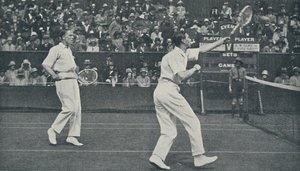 الملك كلاعب تنس ، 1926 ، 1937. بواسطة غير معروف