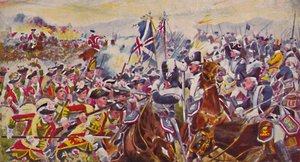 الملوك يمتلكون مشاة خفيفة في يوركشاير. المعركة في Rosefields في Minden ، 1759 ، 1939 بواسطة غير معروف