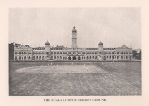 ملعب كوالالمبور للكريكيت ، مالايا ، 1912. بواسطة غير معروف