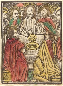 العشاء الأخير ، ج. 1480. بواسطة غير معروف