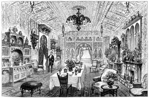 The Luncheon Room at the Town Hall ، برمنغهام ، غرب ميدلاندز ، 1887 بواسطة غير معروف