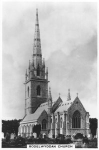 الكنيسة الرخامية St Margarets Church ، Bodelwyddan ، شمال ويلز ، 1936 بواسطة غير معروف