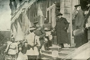 اجتماع وزيري الحرب البريطانيين والفرنسيين ، 1915 ، 1919. بواسطة غير معروف