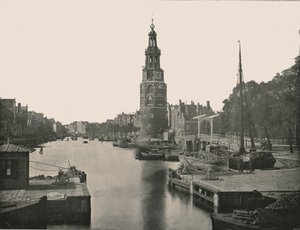 ال Montelbaanstoren ، أمستردام ، هولندا ، 1895. بواسطة غير معروف