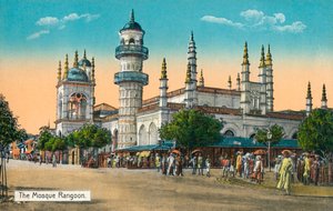 مسجد رانجون ، 1888 بواسطة غير معروف