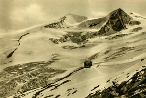 The Neue Prager Hütte ، جبل Großvenediger ، تيرول ، النمسا ، c1935. بواسطة غير معروف
