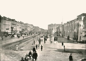 نيفسكي بروسبكت ، سان بطرسبرج ، روسيا ، 1895. بواسطة غير معروف