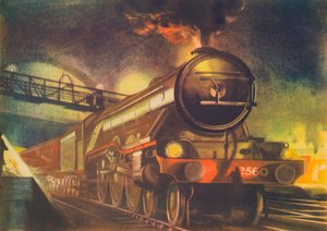 الاسكتلندي الليلي ، LNER ، ترك كينجز كروس ، 1940 بواسطة غير معروف