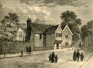 The Old Rectory ، ستوك نيوينجتون ، في عام 1858 ، c1876. بواسطة غير معروف