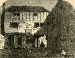 الأسد الأحمر القديم ، من الأمام ، c1872. بواسطة غير معروف