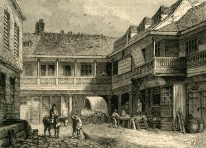 The Old Tabard Inn ، c1878. بواسطة غير معروف