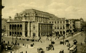 دار الأوبرا ، فيينا ، النمسا ، c1935. بواسطة غير معروف