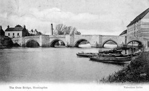 جسر أوسي ، هانتينغدون ، كامبريدجشير ، 1905 بواسطة غير معروف