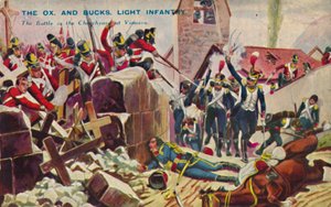 الثور. وباكس. مشاة خفيفة. المعركة في فناء الكنيسة في فيمييرو ، 1808 ، 1939 بواسطة غير معروف