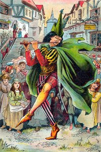 Pied Piper يقود بعيداً عن أطفال Hamelin ، c1899 بواسطة غير معروف