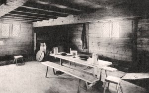 The Plymouth colonys أول مركز تجاري ، بورن ، ماساتشوستس ، الولايات المتحدة الأمريكية ، c1900s بواسطة غير معروف
