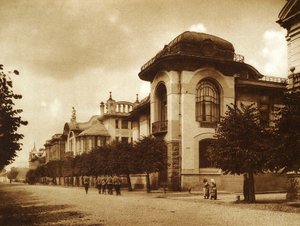 منازل Ponizovsky و Mindovsky في شارع Povarskaya ، موسكو ، روسيا ، 1900s بواسطة غير معروف