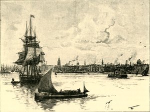 ميناء ليفربول ، 1898. بواسطة غير معروف