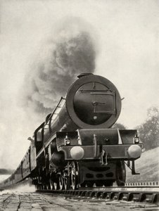 الأميرة الملكية ، محرك سريع من نوع 4-6-2 على نظام LMS ، 1935. بواسطة غير معروف