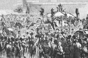 موكب وستمنستر ، 31 يناير 1856 ، 1901. بواسطة غير معروف
