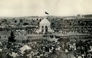 إعلان كومنولث أستراليا في سيدني في الأول من يناير عام 1901 م عام 1930. بواسطة غير معروف