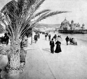 The Promenade des Anglais ، نيس ، فرنسا ، أواخر القرن التاسع عشر بواسطة غير معروف