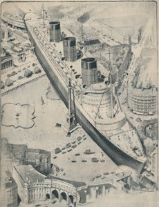 الملكة ماري فيما يتعلق بميدان ترافالغار ، لندن ، 1936 بواسطة غير معروف
