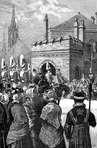 افتتحت الملكة البرلمان ، 1846 ، 1900 بواسطة غير معروف