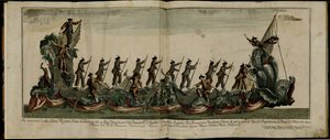 سباق القوارب في البندقية تكريما للأمير إدوارد 1739-1767 ، دوق يورك ، في 4 يونيو 1764 ، حوالي 1764 بواسطة غير معروف