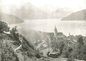 سكة حديد ريجي ، فيتزناو ، سويسرا ، 1895. بواسطة غير معروف