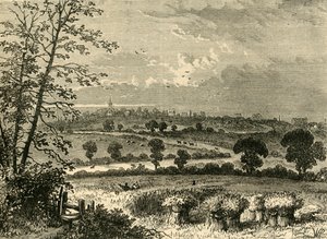 الطريق الروماني ، حديقة Tufnell ، عام 1838 ، c1876. بواسطة غير معروف