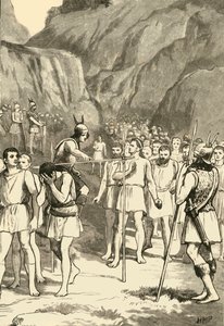 الرومان يمرون تحت نير في Caudine Forks ، 1890. بواسطة غير معروف