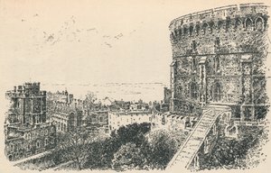 البرج الملكي من ملك سكوتلاندز السكني ، 1895 بواسطة غير معروف