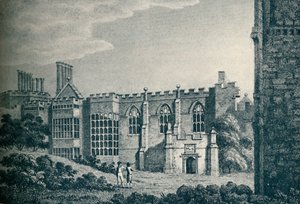 أنقاض بيت Cowdray ، بالقرب من Midhurst ، ساسكس ، 1907 بواسطة غير معروف