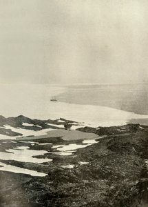 السفينة قبالة نقطة برام ، قبل المغادرة إلى الشمال ، c1908 ، 1909 بواسطة غير معروف