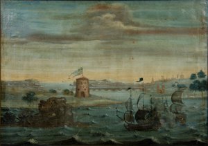 حصار Vyborg ، 1710s بواسطة غير معروف