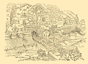 يلتقط الإسبان أنتويرب في صراعهم الطويل مع الهولنديين ، 1576 ، c1930. بواسطة غير معروف
