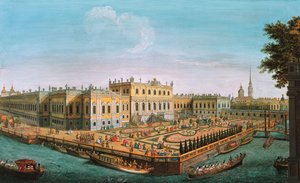القصر الصيفي في سانت بطرسبرغ ، 1753 بواسطة غير معروف
