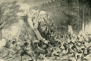 الاستيلاء على بوابة كشمير ، 1901. بواسطة غير معروف