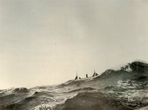 سحب الباخرة كونيا ... في بحر ثقيل ، 1908 ، 1909 بواسطة غير معروف