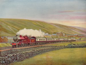 سكوتسمان الساحل الغربي بأقصى سرعة بالقرب من تيباي ، LMSR ، 1926 بواسطة غير معروف