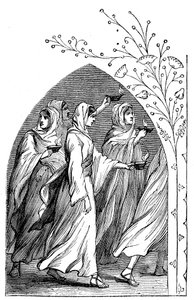 ستلتقي Wise Virgins العريس ، وتألق مصابيحها بشكل مشرق ، 1883 بواسطة غير معروف